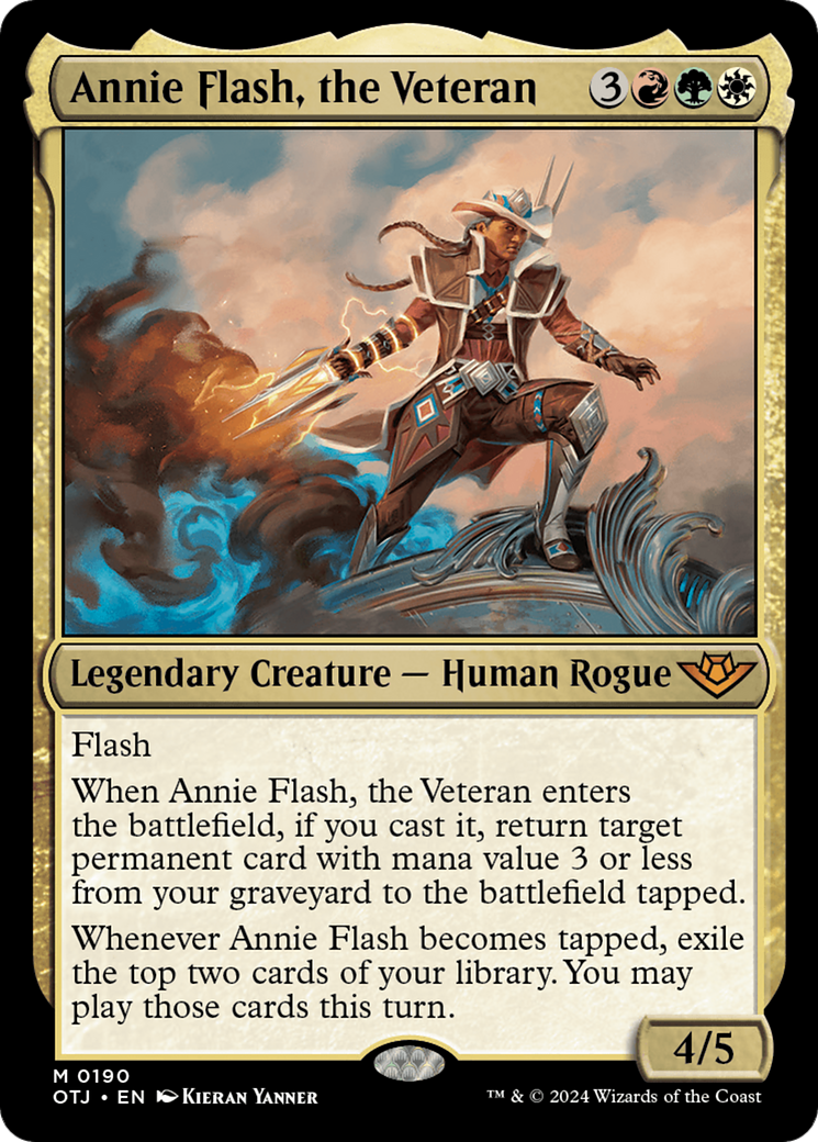 Annie Flash, the Veteran [Outlaws of Thunder Junction] | The Gaming-Verse