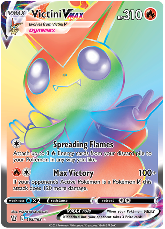 Victini VMAX (165/163) [Sword & Shield: Battle Styles] | The Gaming-Verse