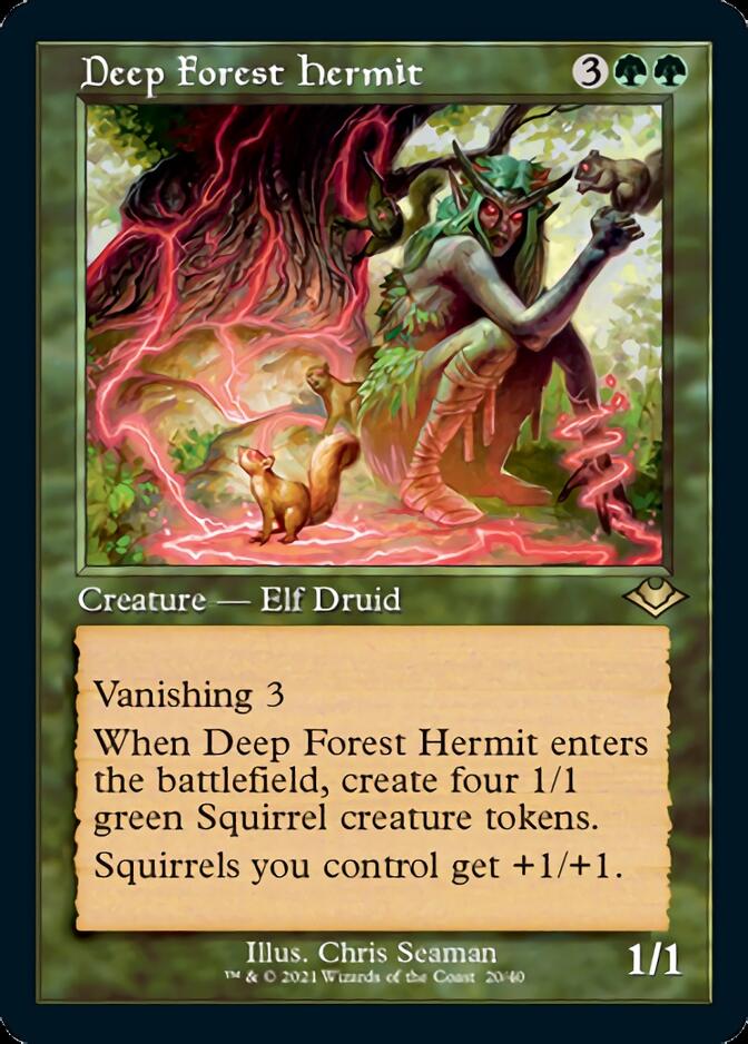 Deep Forest Hermit (Retro Foil Etched) [Modern Horizons] | The Gaming-Verse