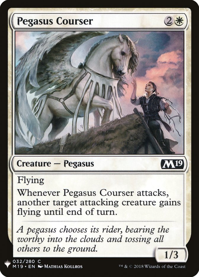 Pegasus Courser [Mystery Booster] | The Gaming-Verse