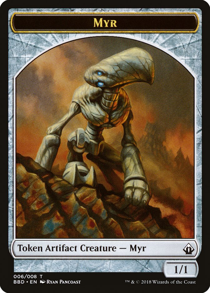 Myr Token [Battlebond Tokens] | The Gaming-Verse