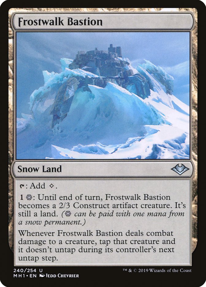 Frostwalk Bastion [Modern Horizons] | The Gaming-Verse