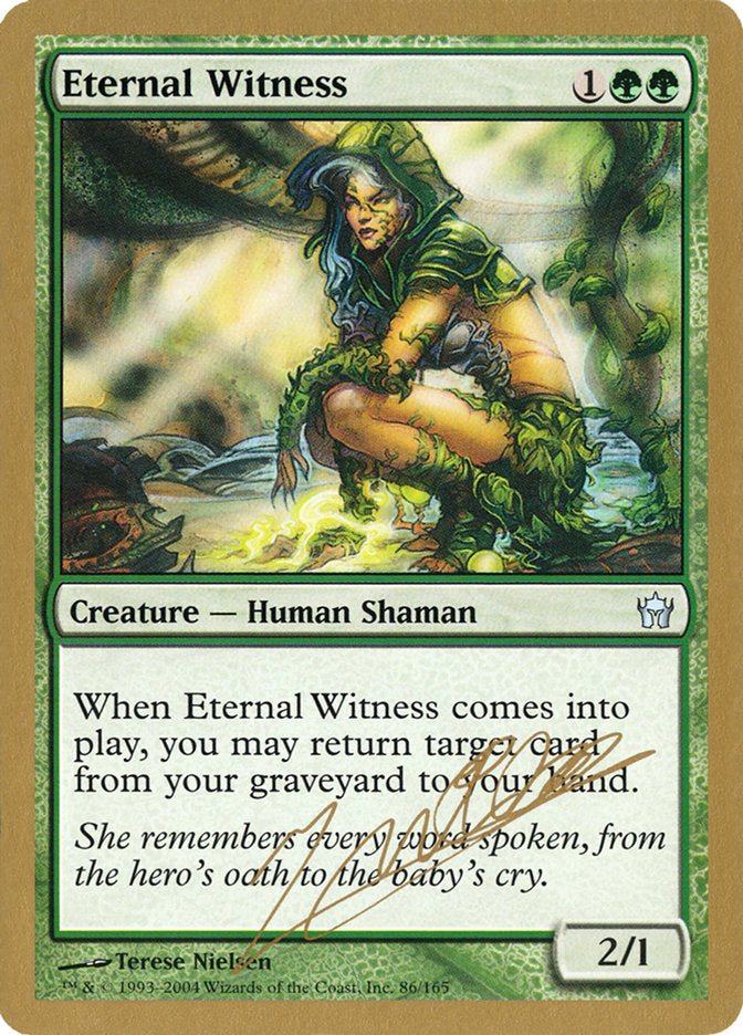 Eternal Witness (Julien Nuijten) [World Championship Decks 2004] | The Gaming-Verse