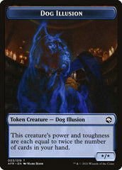 Zombie // Dog Illusion Double-Sided Token [Dungeons & Dragons: Adventures in the Forgotten Realms Tokens] | The Gaming-Verse