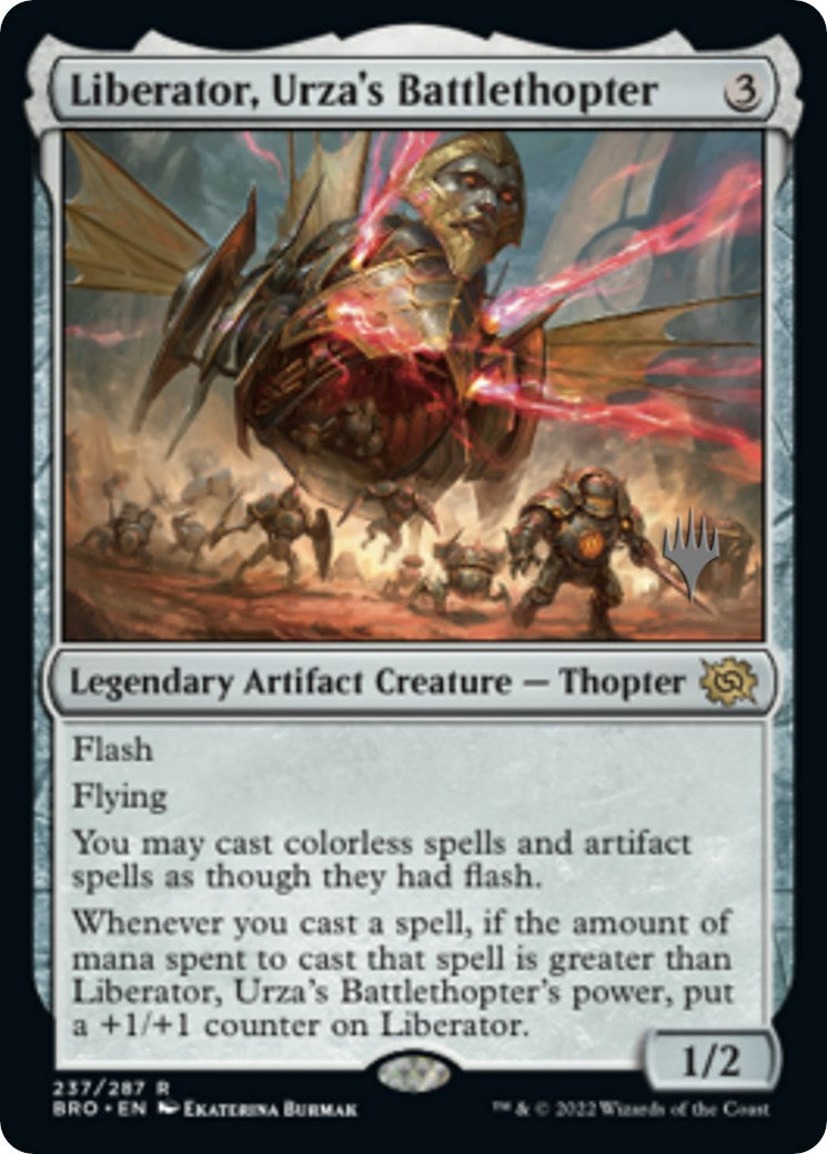 Liberator, Urza's Battlethopter (Promo Pack) [The Brothers' War Promos] | The Gaming-Verse