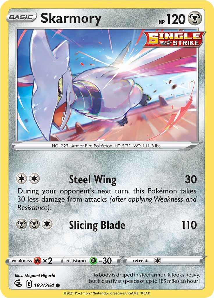 Skarmory (182/264) [Sword & Shield: Fusion Strike] | The Gaming-Verse