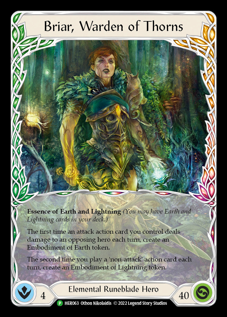 Briar, Warden of Thorns [HER063] (Promo)  Cold Foil | The Gaming-Verse