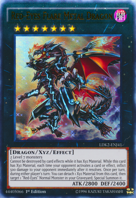 Red-Eyes Flare Metal Dragon [LDK2-ENJ41] Ultra Rare | The Gaming-Verse