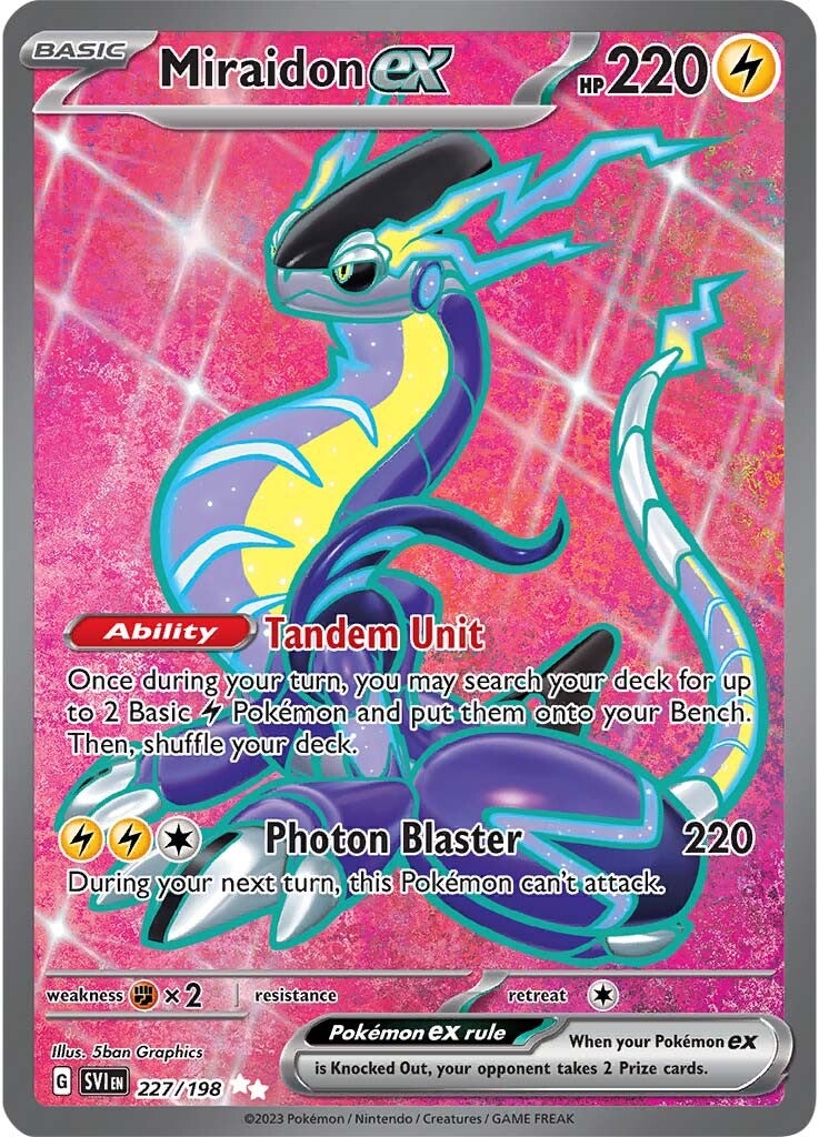 Miraidon ex (227/198) [Scarlet & Violet: Base Set] | The Gaming-Verse