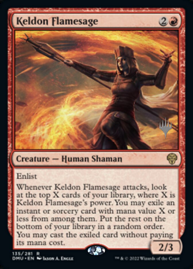 Keldon Flamesage (Promo Pack) [Dominaria United Promos] | The Gaming-Verse