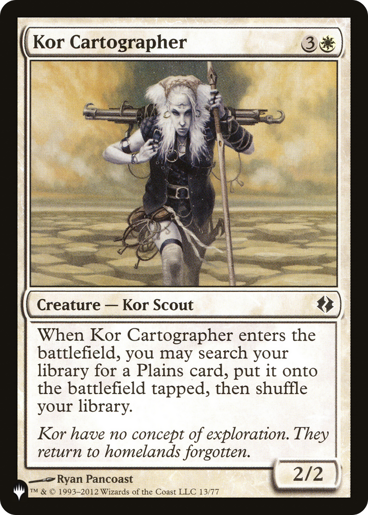 Kor Cartographer [The List Reprints] | The Gaming-Verse