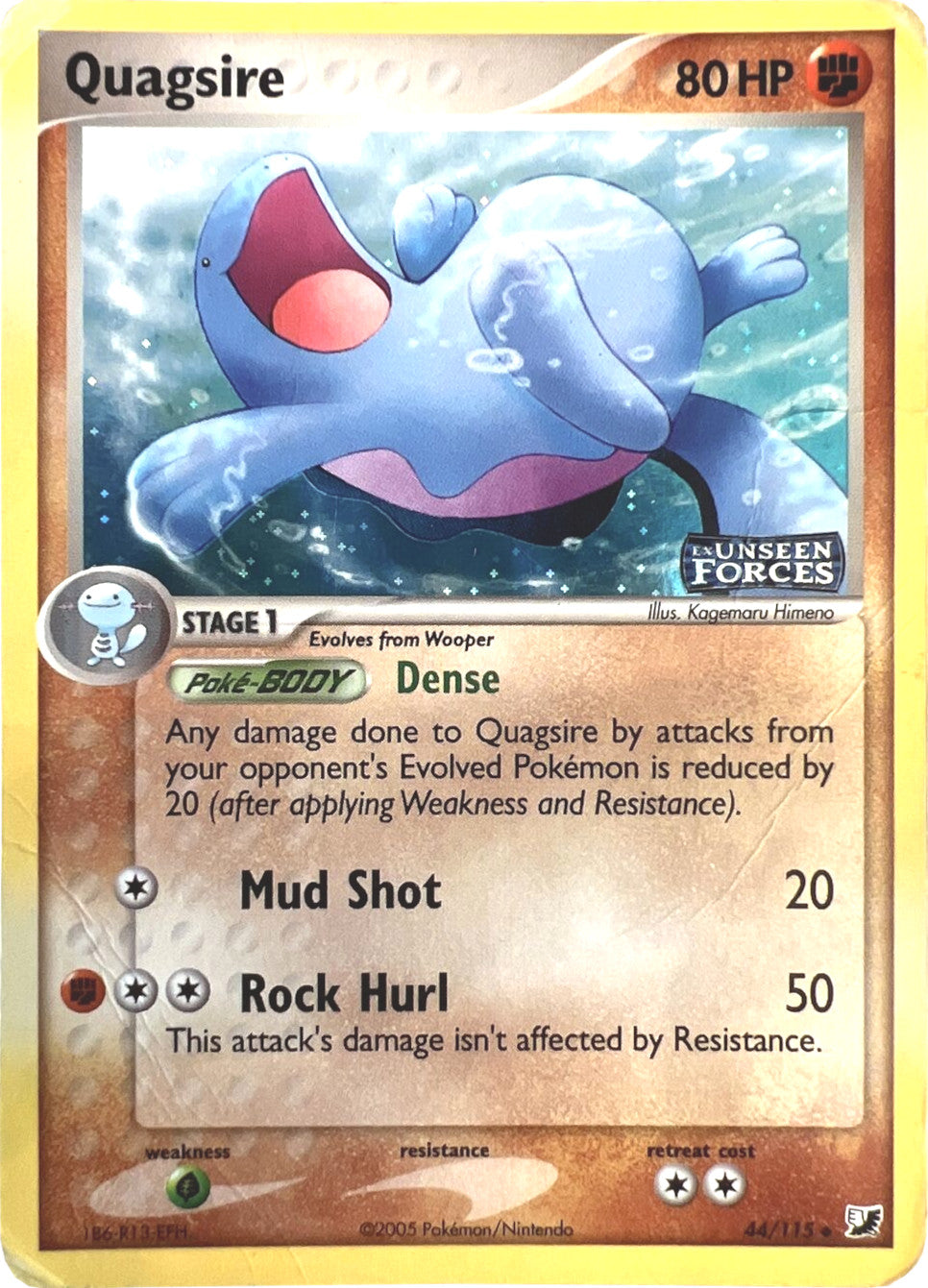 Quagsire (44/115) (Stamped) [EX: Unseen Forces] | The Gaming-Verse