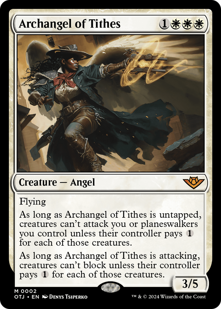 Archangel of Tithes [Outlaws of Thunder Junction] | The Gaming-Verse