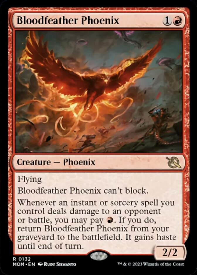 Bloodfeather Phoenix [March of the Machine] | The Gaming-Verse