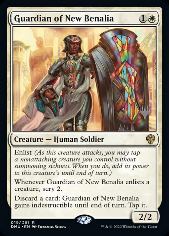 Guardian of New Benalia (Promo Pack) [Dominaria United Promos] | The Gaming-Verse