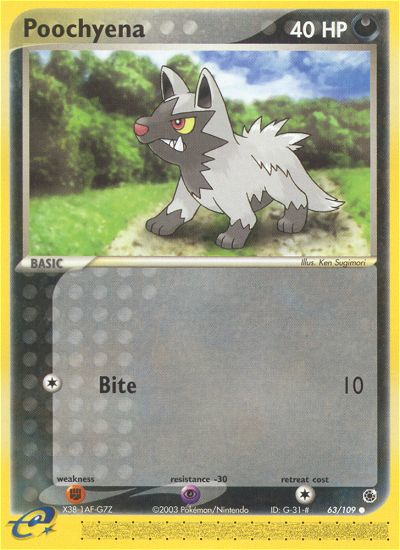 Poochyena (63/109) [EX: Ruby & Sapphire] | The Gaming-Verse