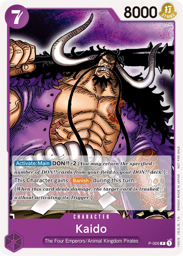 Kaido (Promotion Pack 2022) [One Piece Promotion Cards] | The Gaming-Verse