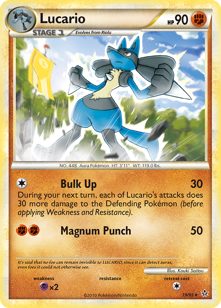 Lucario (19/95) [HeartGold & SoulSilver: Unleashed] | The Gaming-Verse