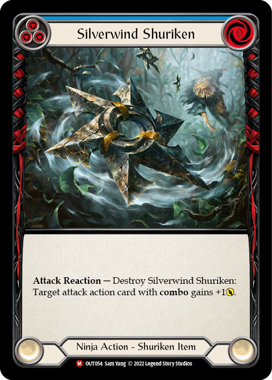 Silverwind Shuriken [OUT054] (Outsiders)  Rainbow Foil | The Gaming-Verse