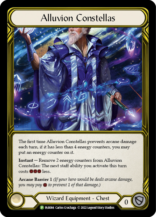 Alluvion Constellas (Golden) [FAB084] (Promo)  Cold Foil | The Gaming-Verse