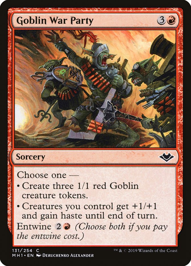 Goblin War Party [Modern Horizons] | The Gaming-Verse