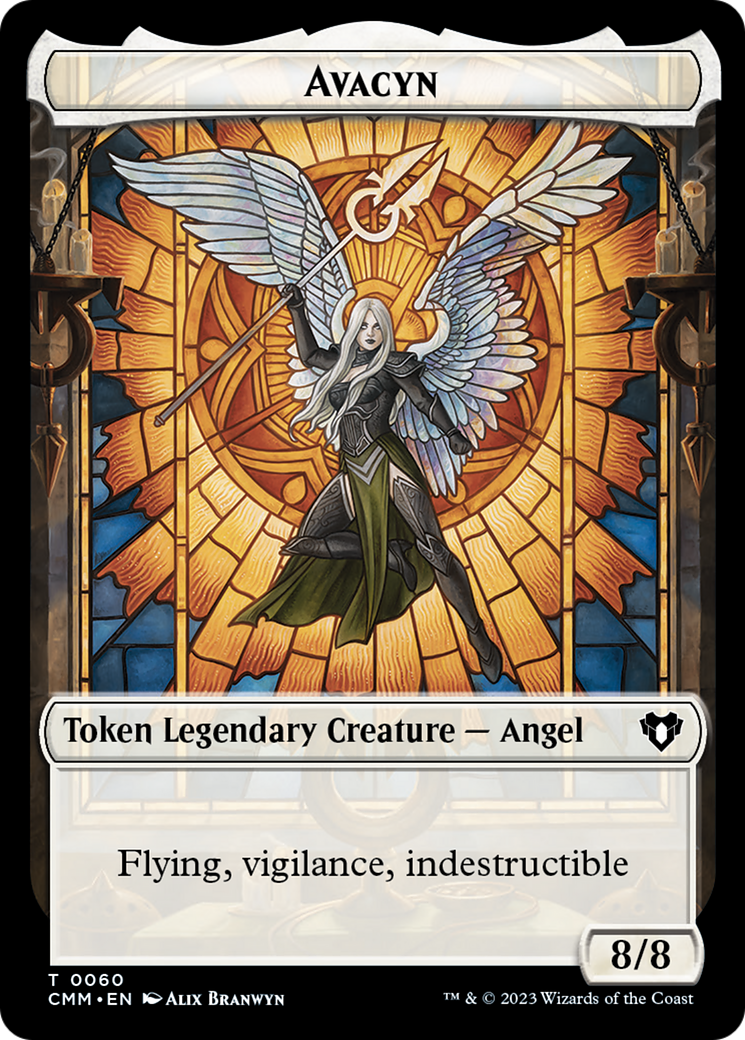 Copy (54) // Avacyn Double-Sided Token [Commander Masters Tokens] | The Gaming-Verse