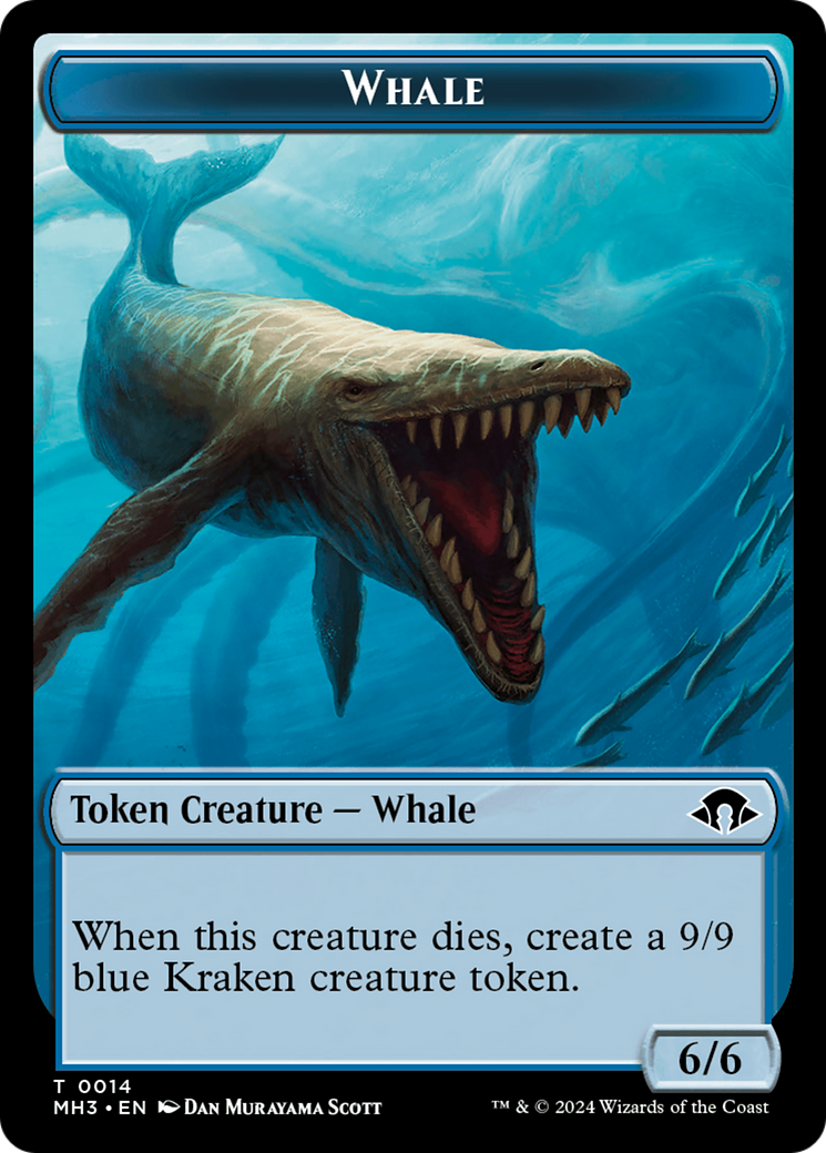 Whale // Energy Reserve Double-Sided Token [Modern Horizons 3 Tokens] | The Gaming-Verse