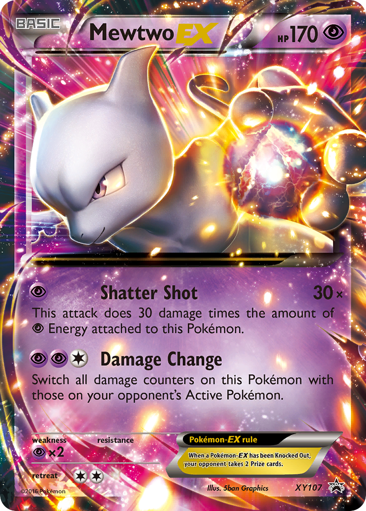 Mewtwo EX (XY107) [XY: Black Star Promos] | The Gaming-Verse