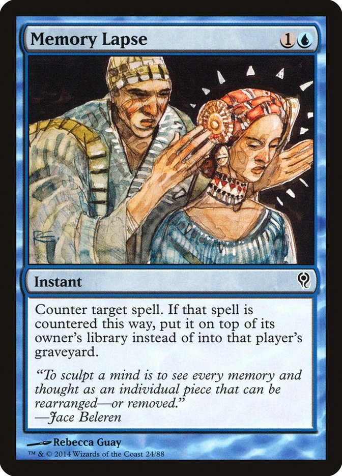 Memory Lapse [Duel Decks: Jace vs. Vraska] | The Gaming-Verse