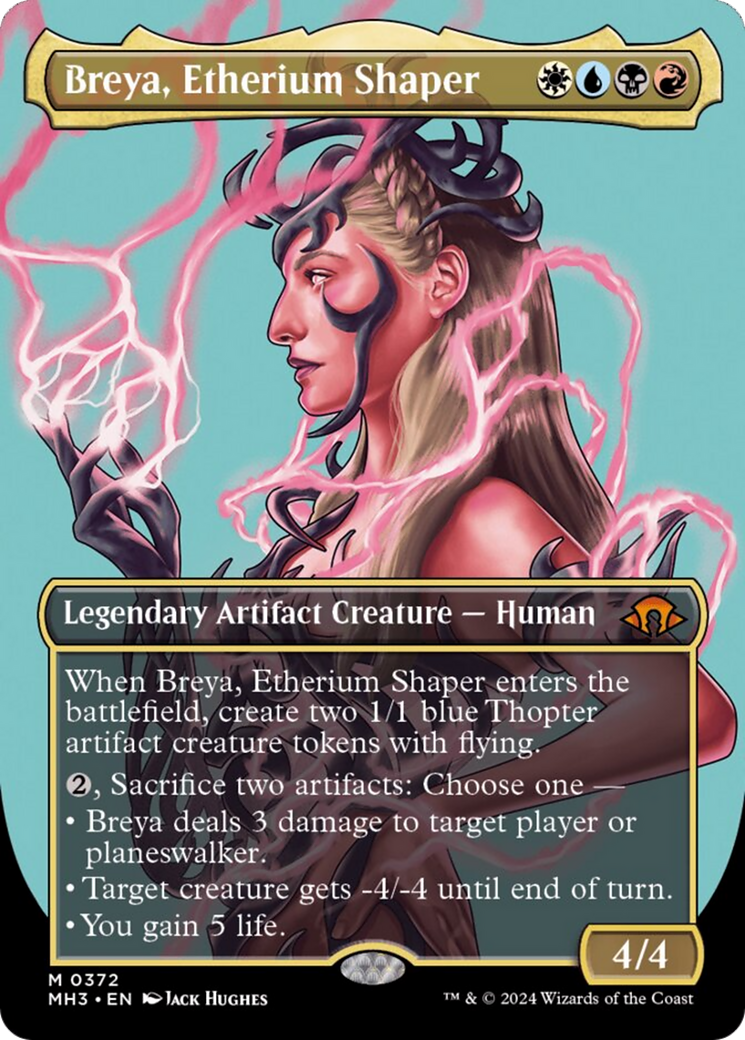 Breya, Etherium Shaper (Borderless) [Modern Horizons 3] | The Gaming-Verse