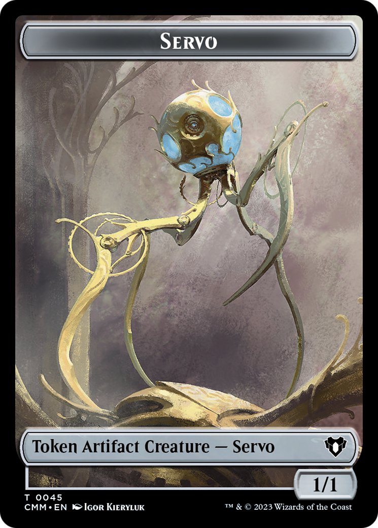 Servo Token [Commander Masters Tokens] | The Gaming-Verse