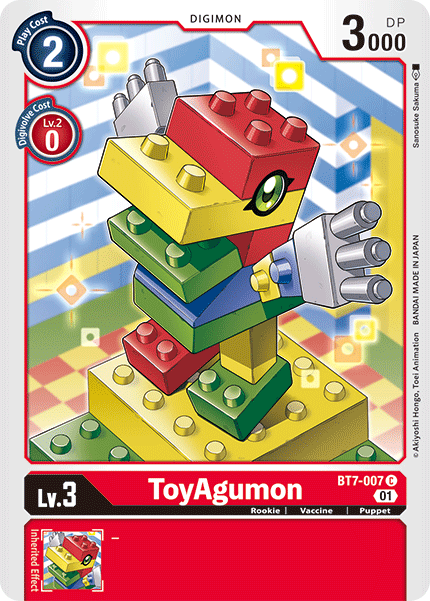 ToyAgumon [BT7-007] [Next Adventure] | The Gaming-Verse