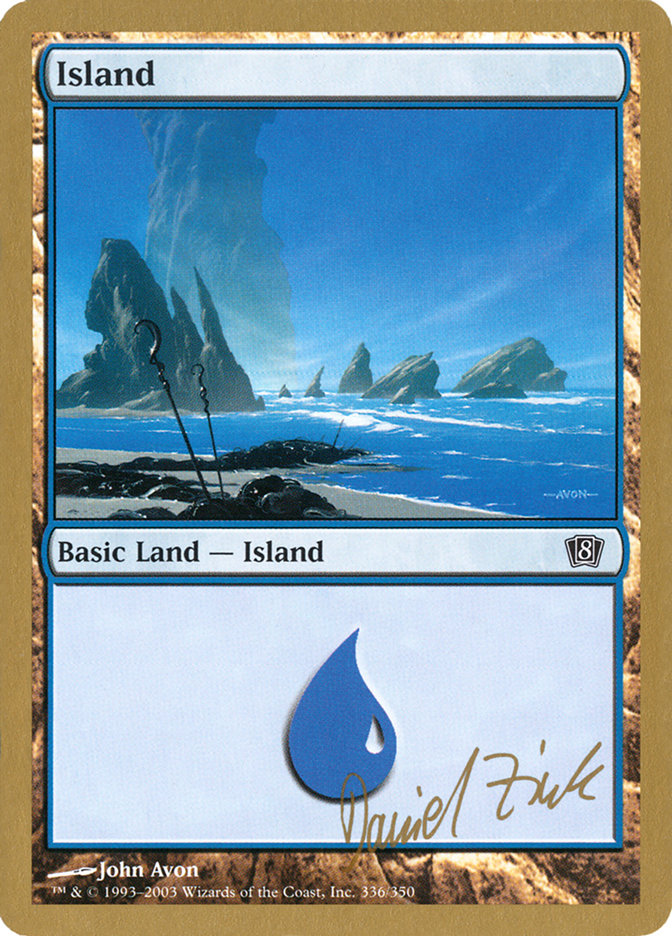 Island (dz336) (Daniel Zink) [World Championship Decks 2003] | The Gaming-Verse