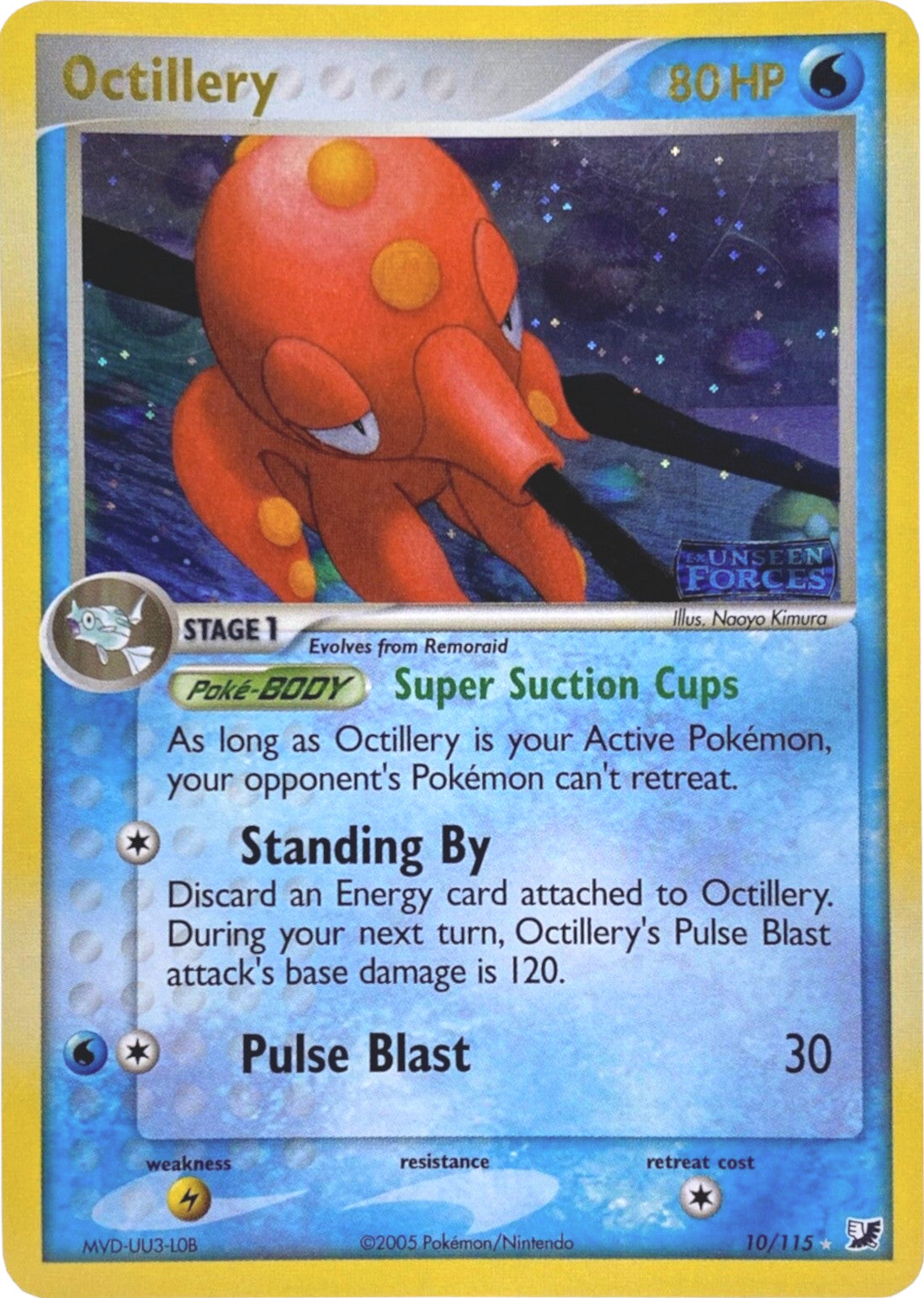 Octillery (10/115) (Stamped) [EX: Unseen Forces] | The Gaming-Verse