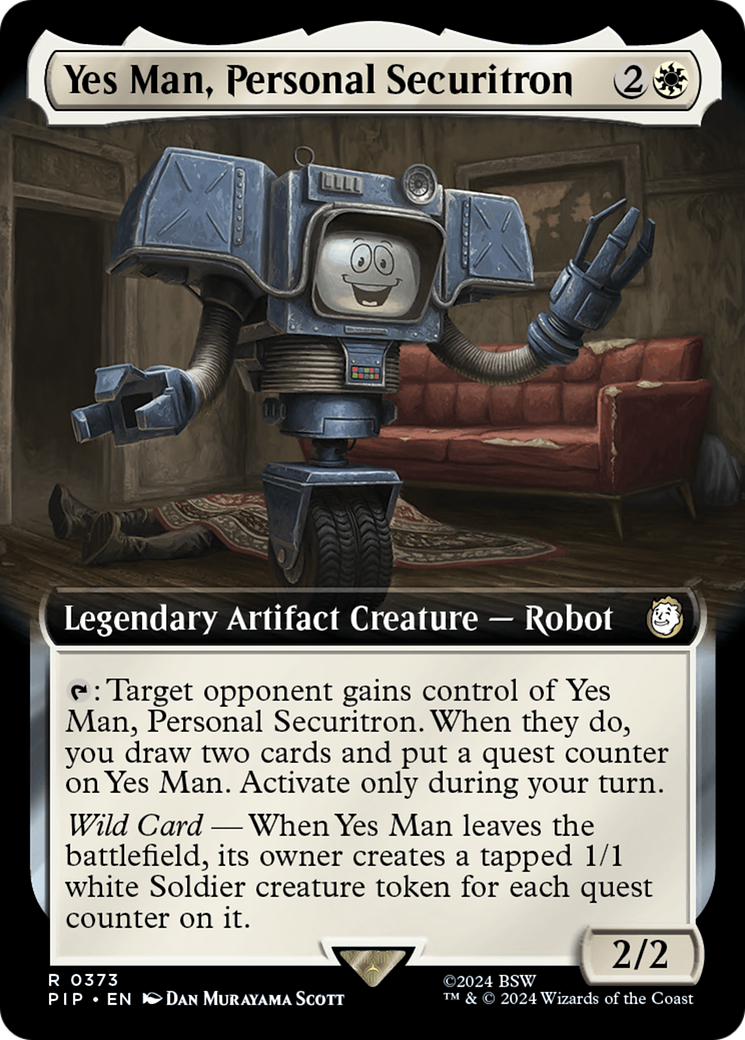 Yes Man, Personal Securitron (Extended Art) [Fallout] | The Gaming-Verse