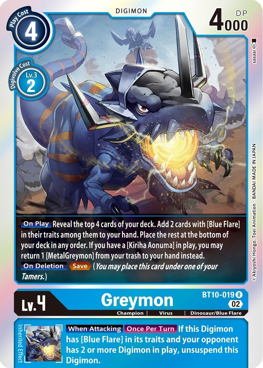 Greymon [BT10-019] [Xros Encounter] | The Gaming-Verse