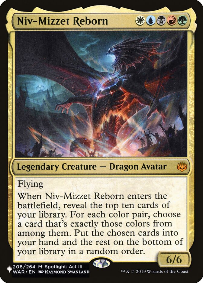 Niv-Mizzet Reborn [The List] | The Gaming-Verse