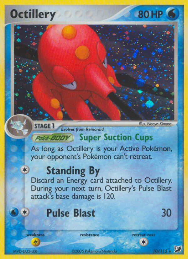 Octillery (10/115) [EX: Unseen Forces] | The Gaming-Verse