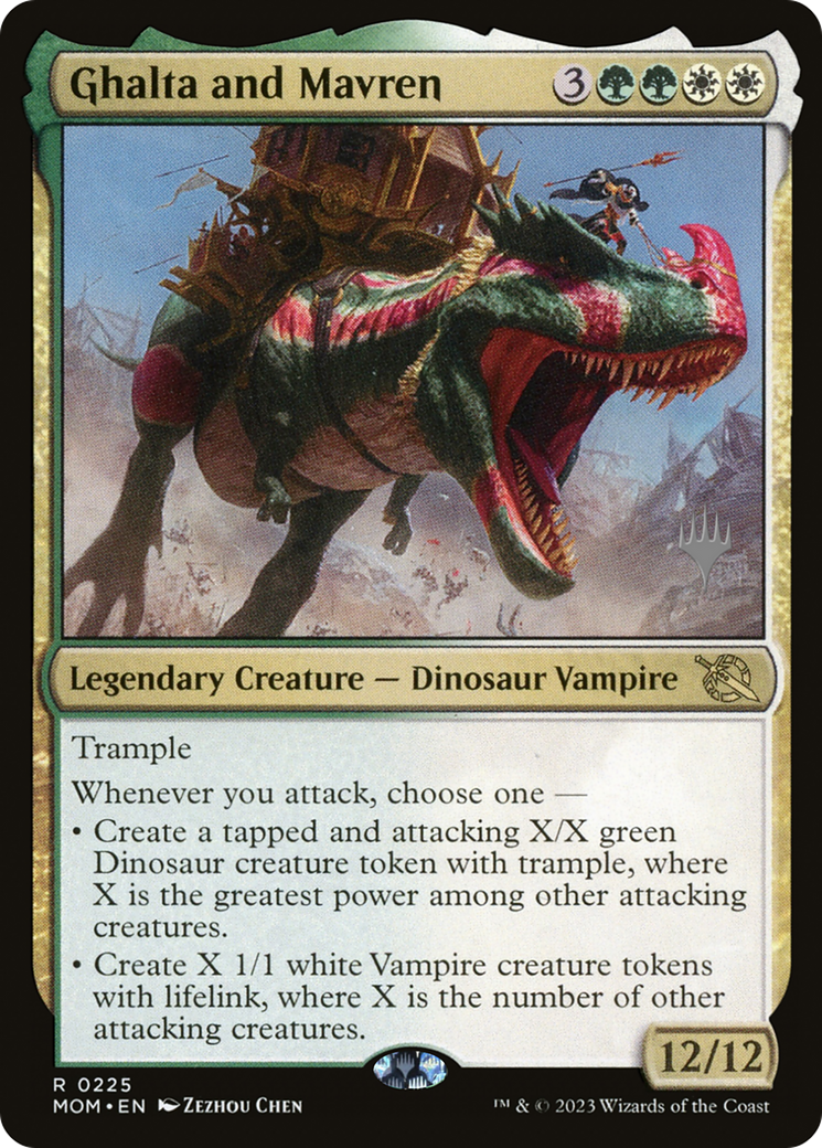 Ghalta and Mavren (Promo Pack) [March of the Machine Promos] | The Gaming-Verse