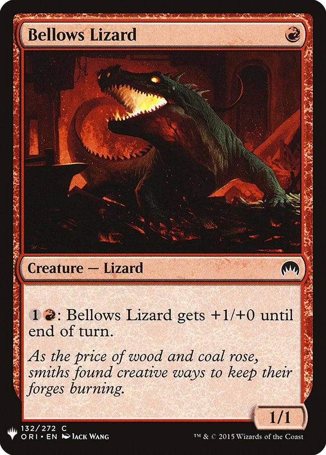 Bellows Lizard [Mystery Booster] | The Gaming-Verse