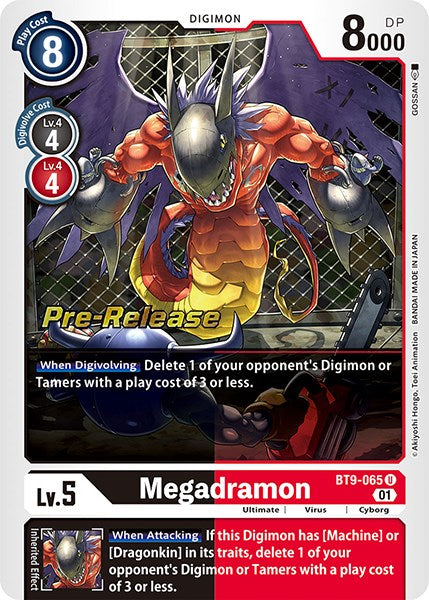 Megadramon [BT9-065] [X Record Pre-Release Promos] | The Gaming-Verse