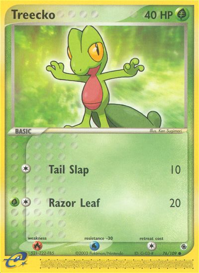 Treecko (76/109) [EX: Ruby & Sapphire] | The Gaming-Verse