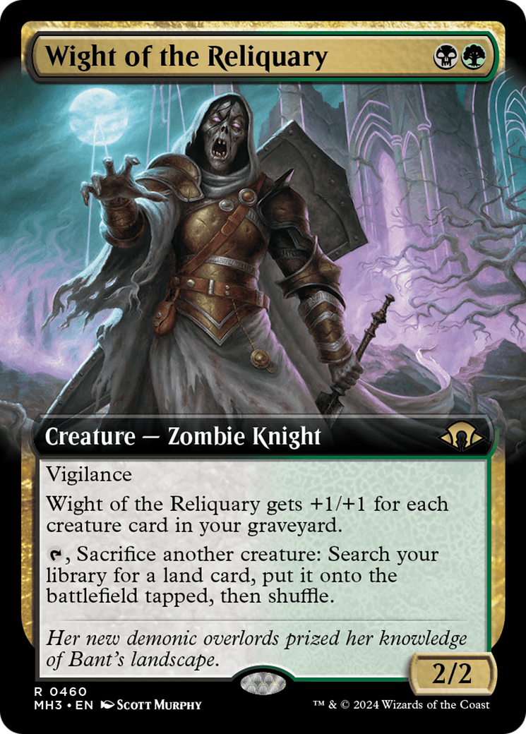 Wight of the Reliquary (Extended Art) [Modern Horizons 3] | The Gaming-Verse