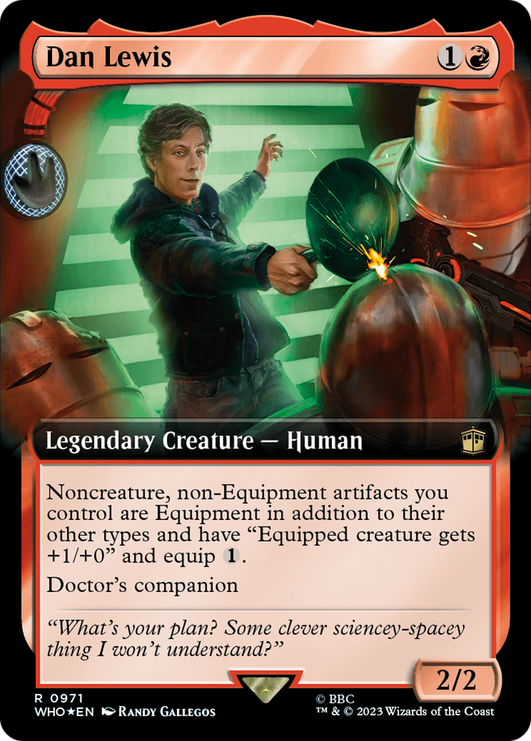 Dan Lewis (Extended Art) (Surge Foil) [Doctor Who] | The Gaming-Verse