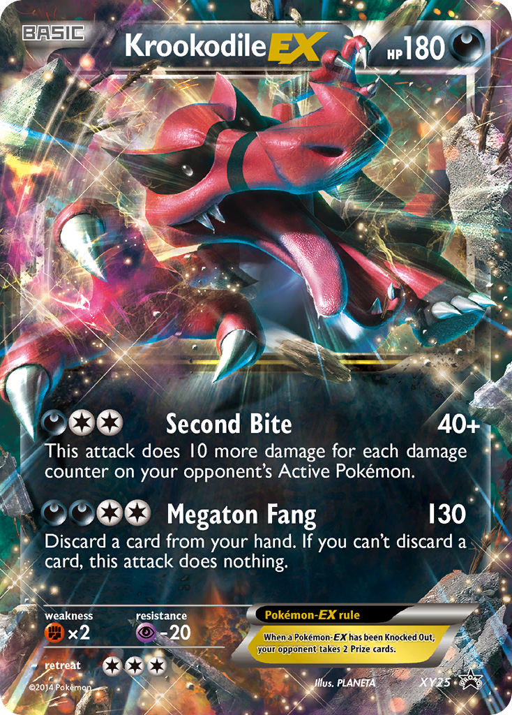 Krookodile EX (XY25) [XY: Black Star Promos] | The Gaming-Verse