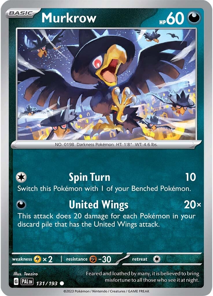 Murkrow (131/193) [Scarlet & Violet: Paldea Evolved] | The Gaming-Verse