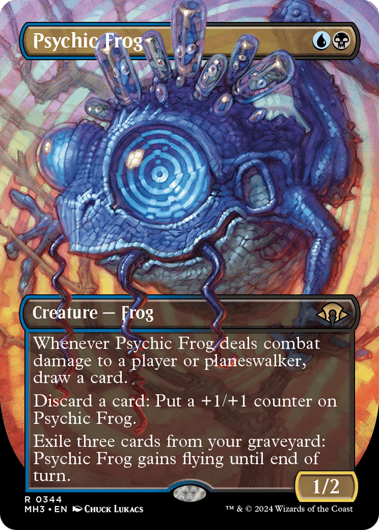 Psychic Frog (Borderless) [Modern Horizons 3] | The Gaming-Verse