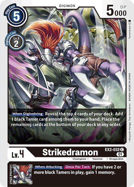 Strikedramon [EX2-032] [Digital Hazard] | The Gaming-Verse