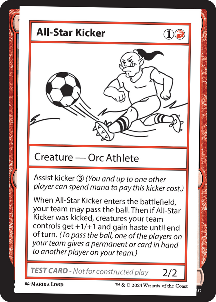 All-Star Kicker [Mystery Booster 2 Playtest Cards] | The Gaming-Verse