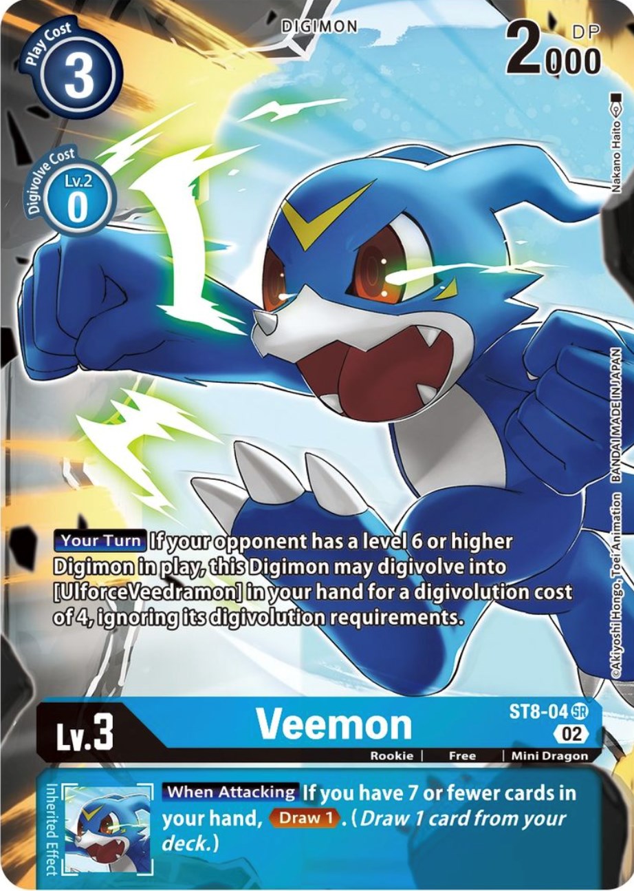 Veemon [ST8-04] (Alternate Art) [Starter Deck: Beelzemon Advanced Deck Set] | The Gaming-Verse